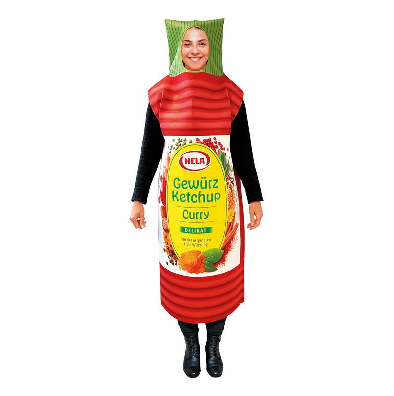 Hela Kostüm Gewürz Ketchup Curry Delikat